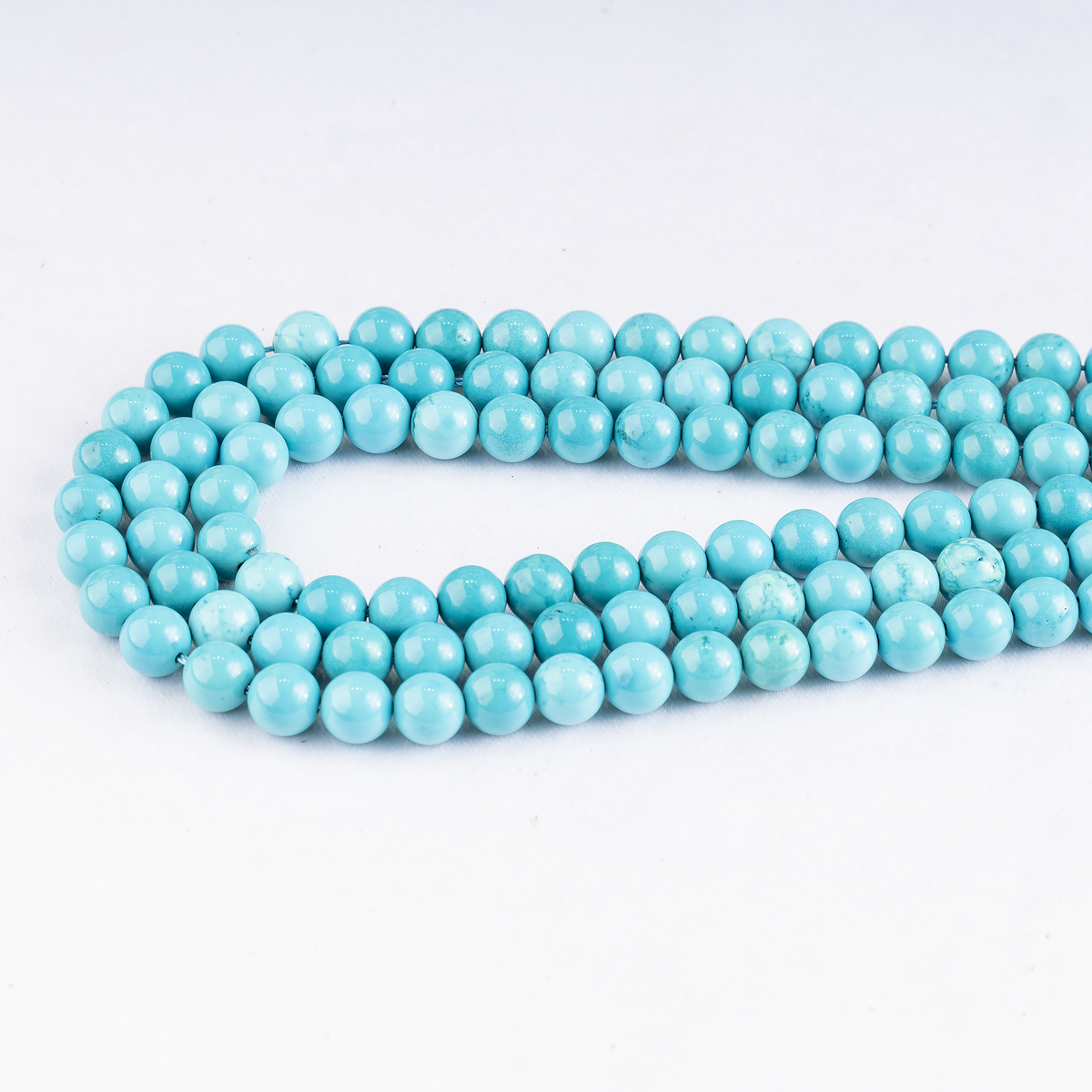 Turquoise Howlite Beads, Natural Round Crystal Beads 4mm to 12mm