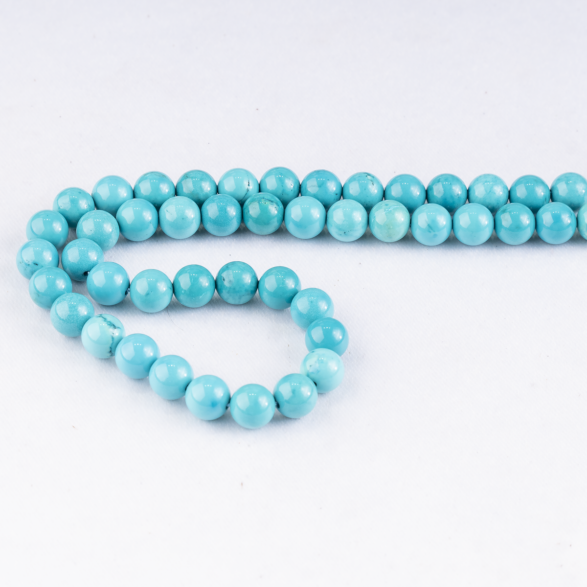 Turquoise Howlite Beads, Natural Round Crystal Beads 4mm to 12mm