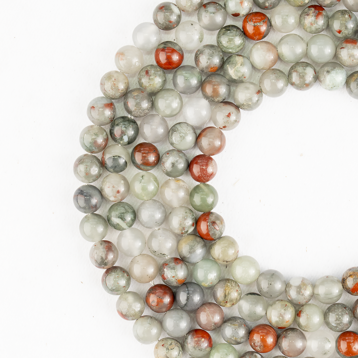 Conglomerate Beads, Natural Round Crystal Beads 4mm to 10mm
