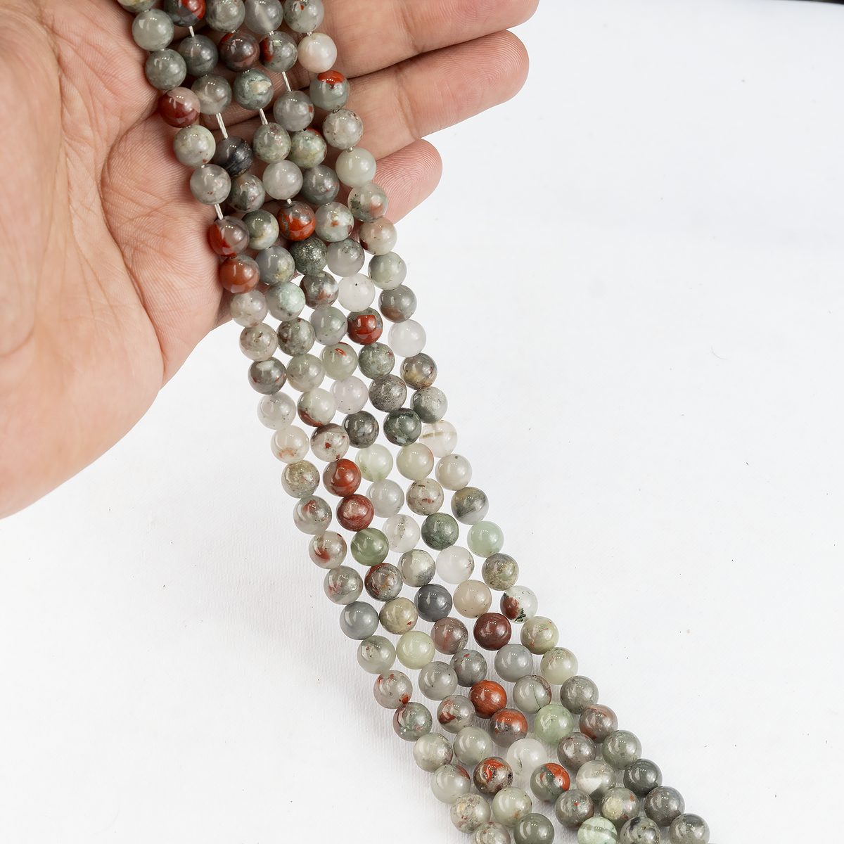 Conglomerate Beads, Natural Round Crystal Beads 4mm to 10mm