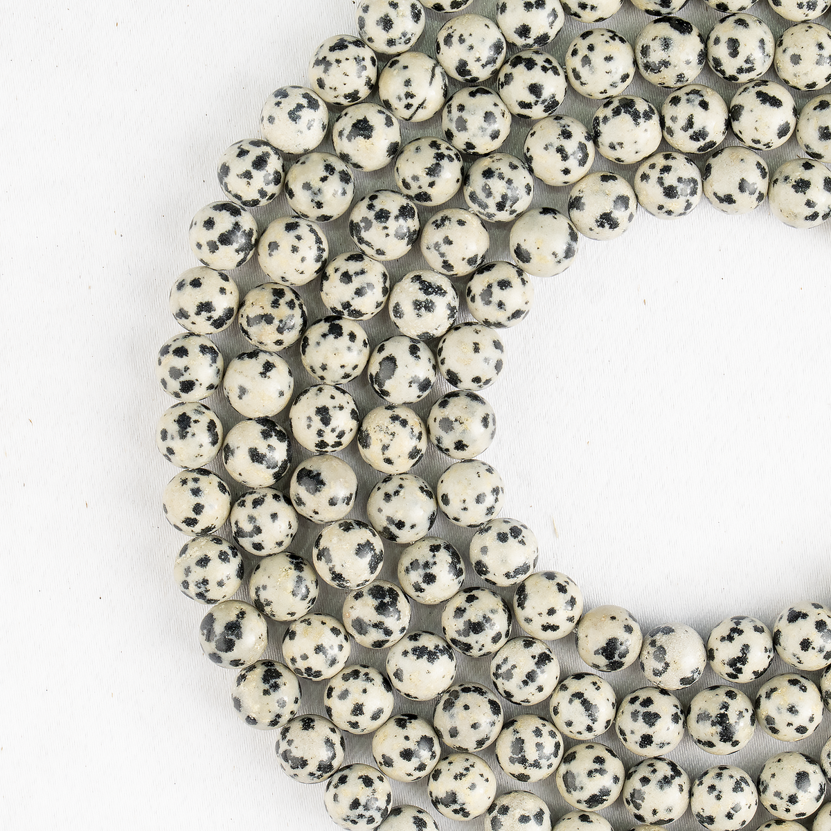 Dalmatian Jasper Beads, Natural Round Crystal Beads 4mm to 12mm