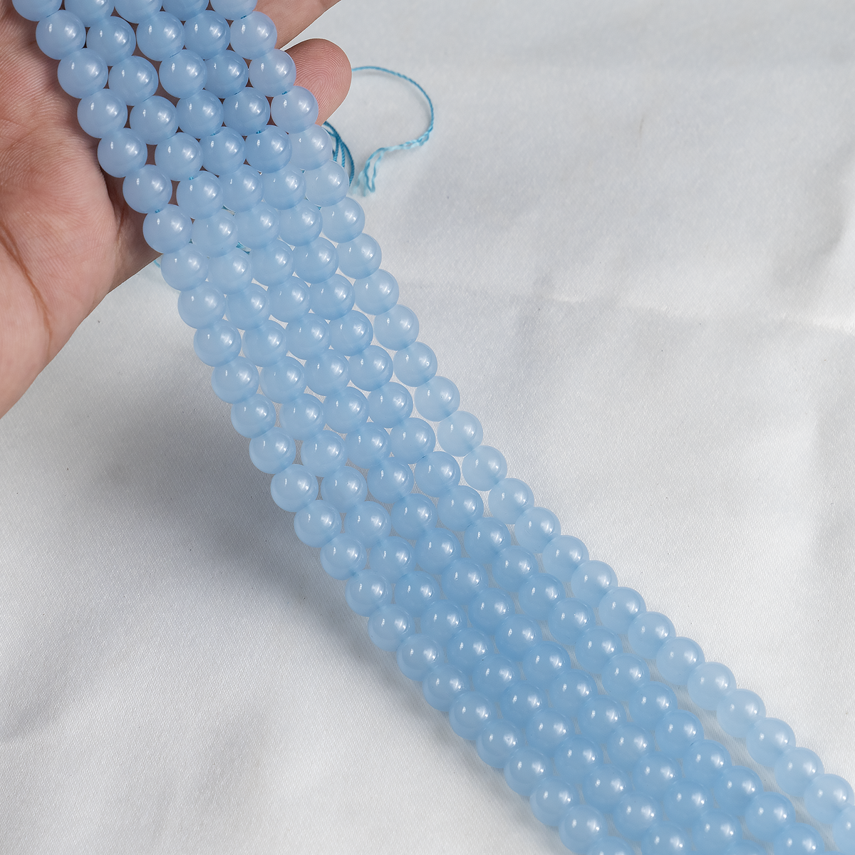 Chalcedony  Dyed Beads, Natural Round Crystal Beads 6mm to 10mm