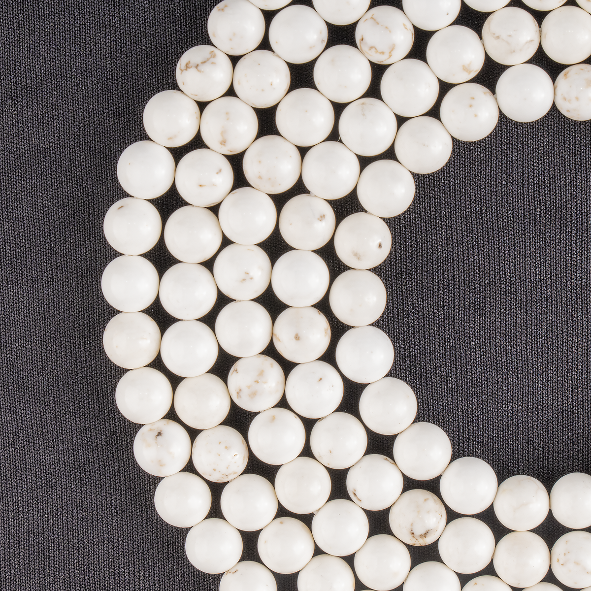 Copper Howlite Beads, Natural Round Crystal Beads 6mm to 10mm