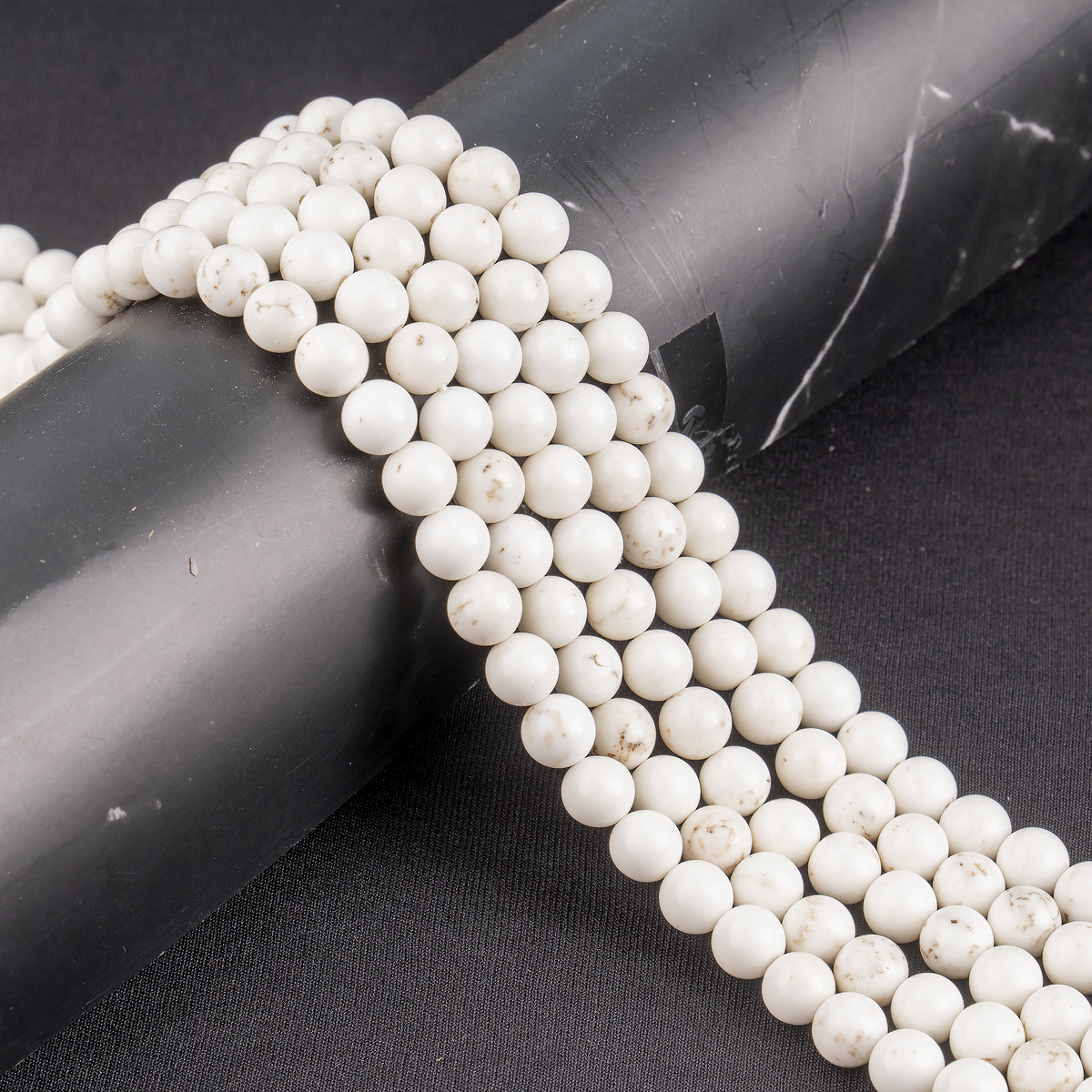 Copper Howlite Beads, Natural Round Crystal Beads 6mm to 10mm