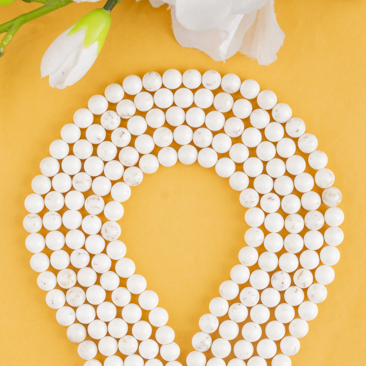 Copper Howlite Beads, Natural Round Crystal Beads 6mm to 10mm
