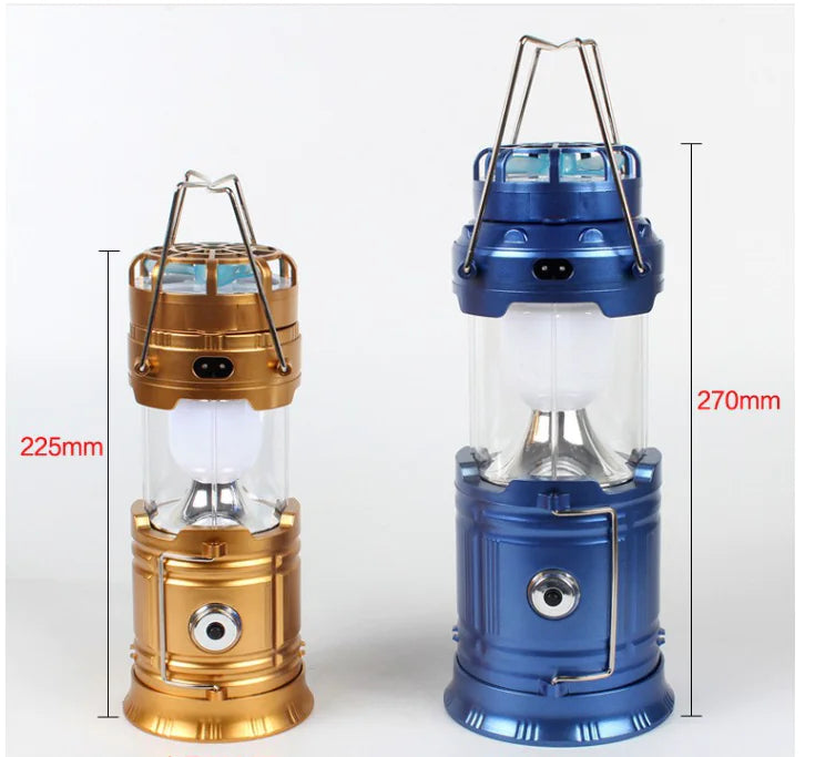 Outdoor Camping Gear: Long-lasting Lantern & Solar Fan - 888