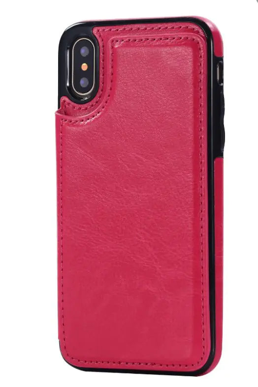 Card Holder Flip Phone Case for iPhone 8 & Samsung S8+