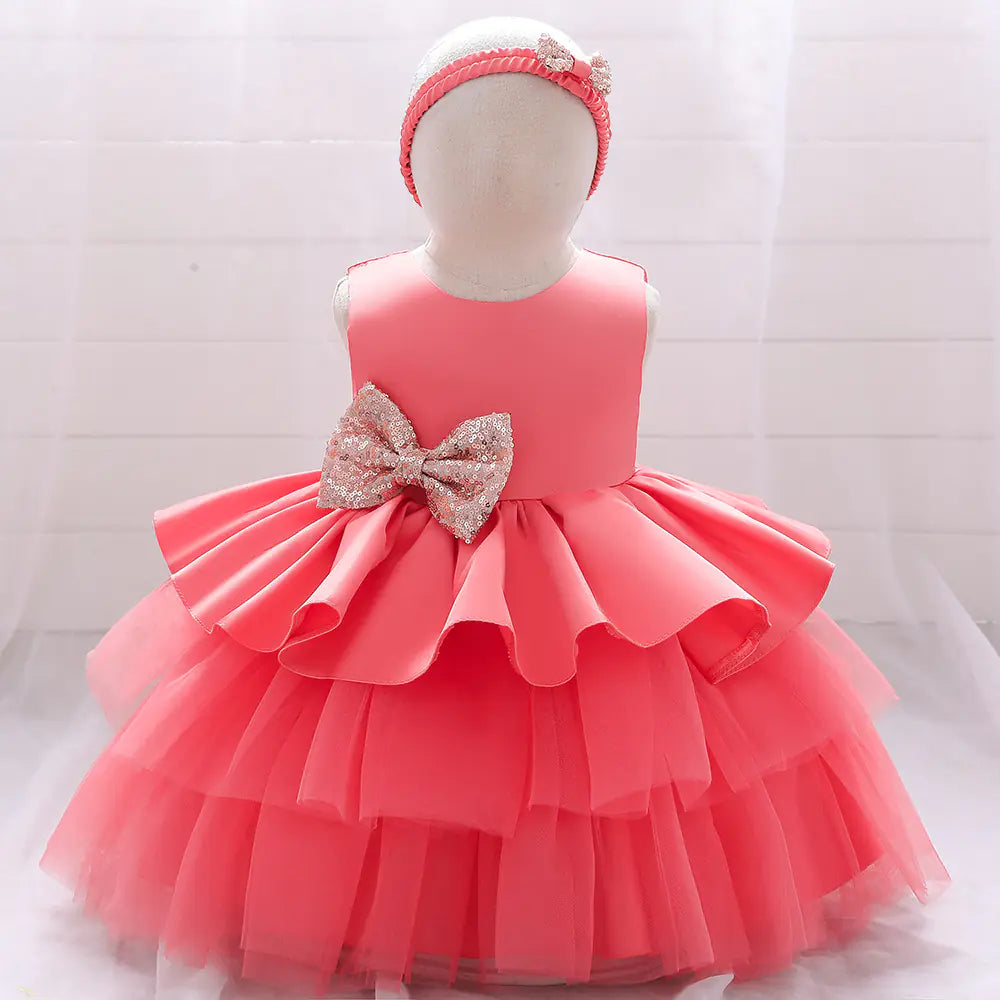 Cute Girl Lace Bow Tutu Skirt for Baby Princess Dress  - 888