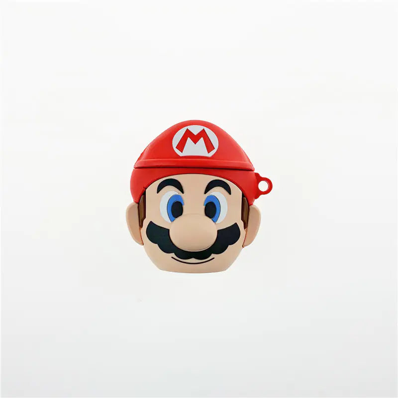 Silicone Case for AirPods 2 - Mario Cartoon Design