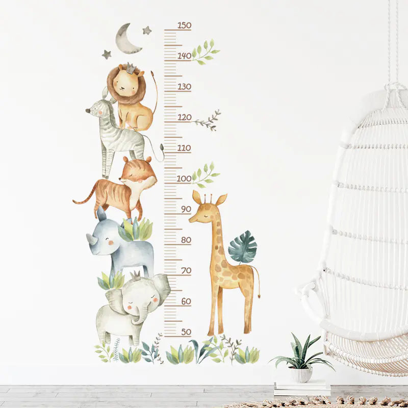 African Animal Height Chart - 888