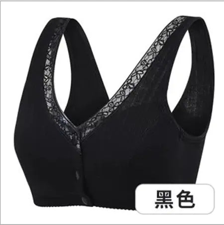 Cotton Wireless Sports Bra for Older Women (Plus Size) - Lingerie
