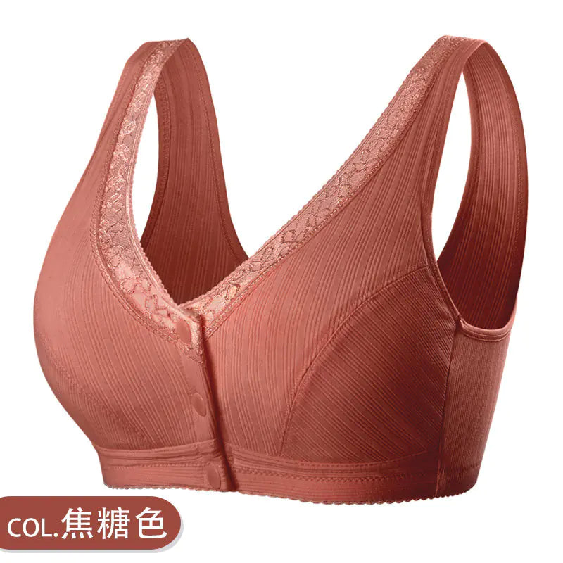 Cotton Wireless Sports Bra for Older Women (Plus Size) - Lingerie
