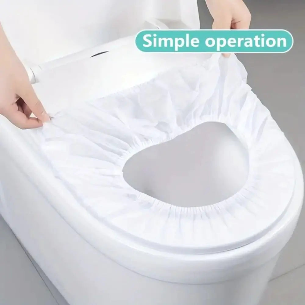 10pcs Portable Disposable Toilet Seat Cover
