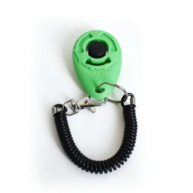 Einstellbarer Hundetrainings-Clicker mit Schlüsselanhänger-Gurt 