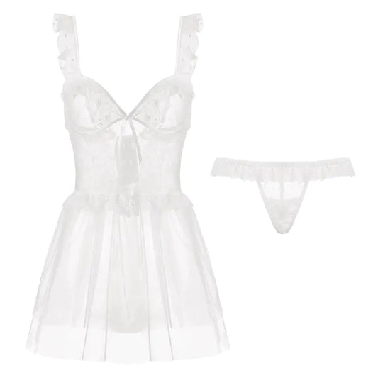 New Lace Transparent Lingerie & Nightdress for Women