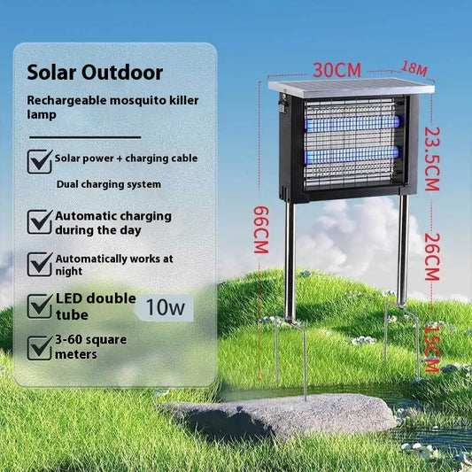 Waterproof Solar Mosquito Killer Lamp - 888