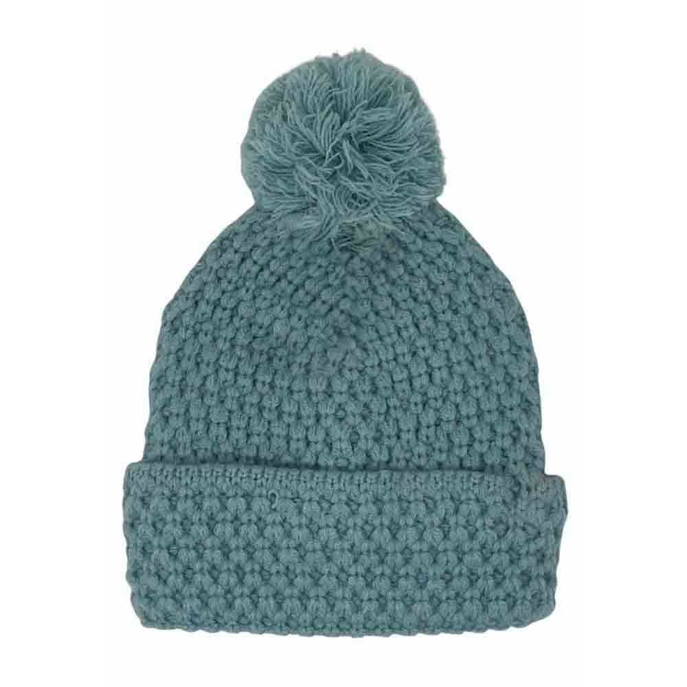 KIDS Bee Stitch Knit Pom C.C Beanie