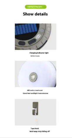 Solar Camping Tent Light - 888