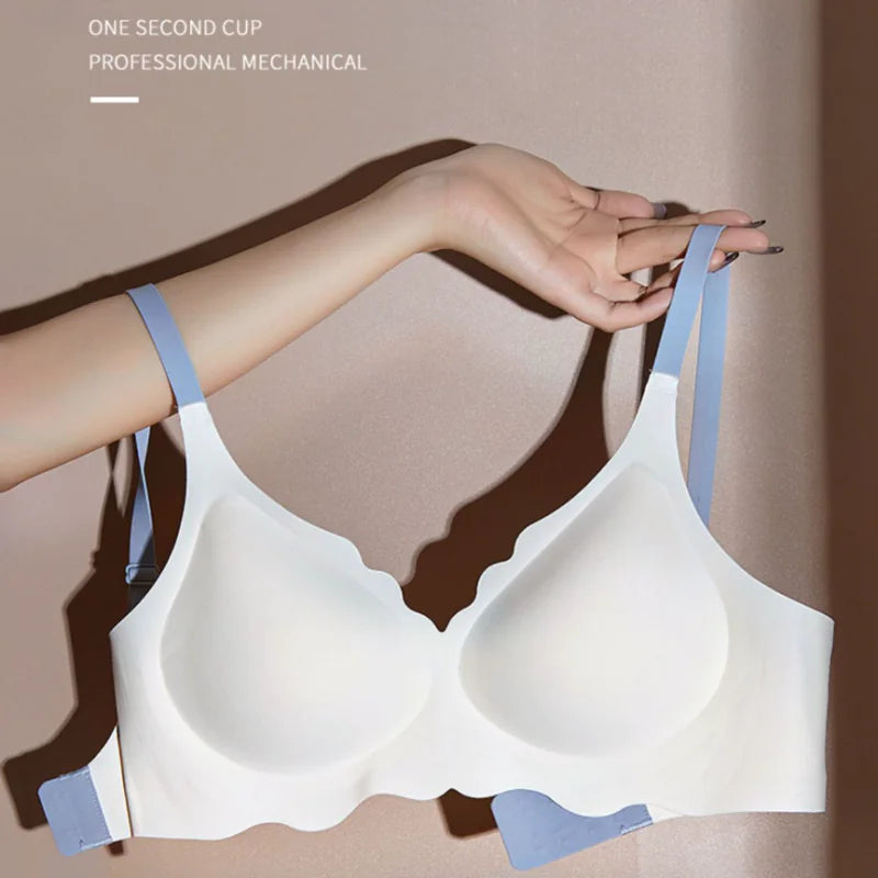 Naked Seamless Jelly Soft Support Bra for Small Chest - Lingerie