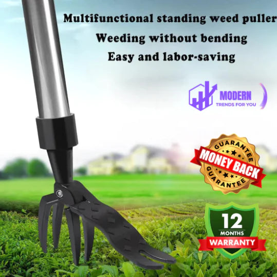 EasyPull Pro Weeder™ - Stand-Up Manual Tool (One Piece)