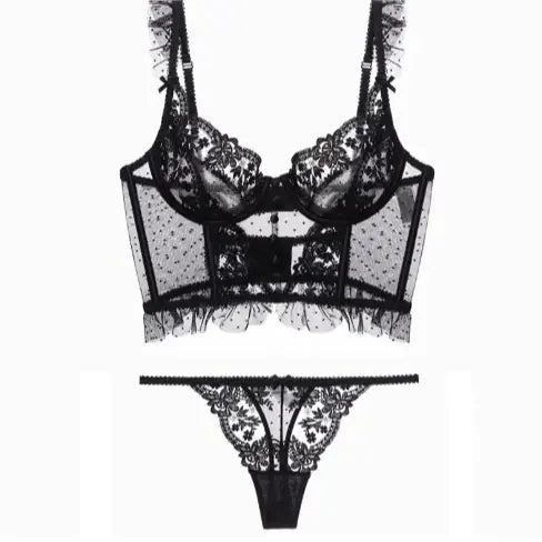 French Ultra-Thin Women's Bra with Supportive Design - Lingerie