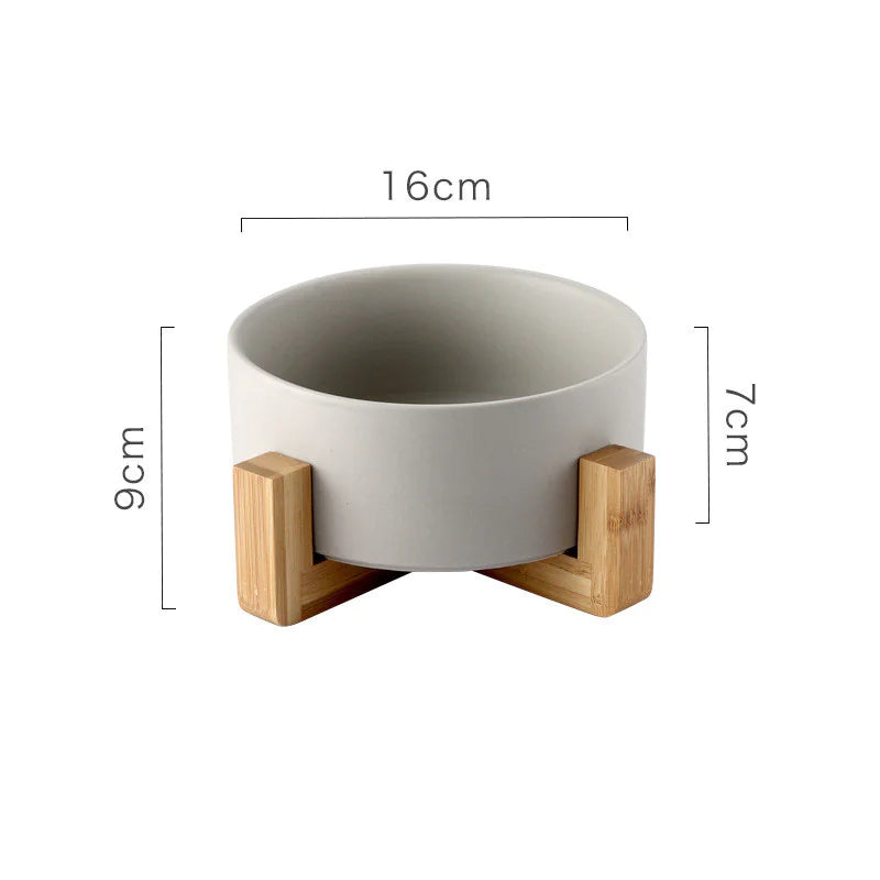 Non-Slip Ceramic Pet Drinking Bowl - 888