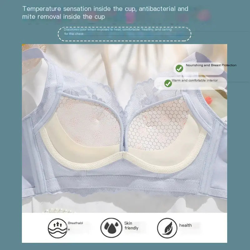 Lace Push-Up Bra for Small Bust with Support Features - Lingerie