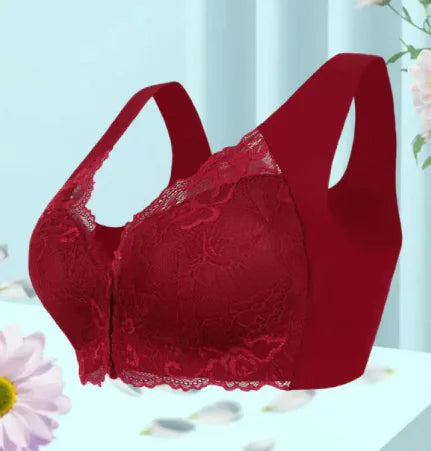 Front Buckle Thin Lace  Bra - Lingerie
