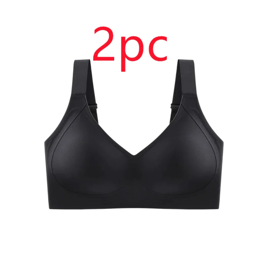 Plus Size Traceless Push-Up Sports Bra - Lingerie