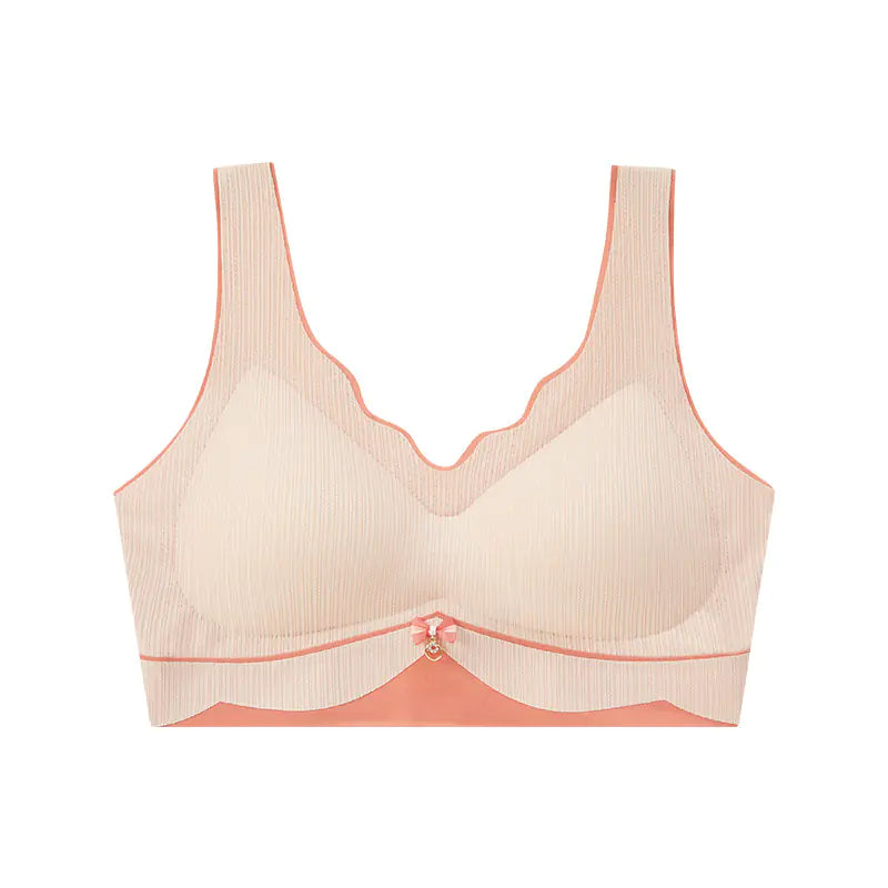 Plus Size Seamless Wireless Sports Sleep Bra for Women - Lingerie