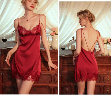 Plus Size Lace Cami Nightgown for Women - Lingerie