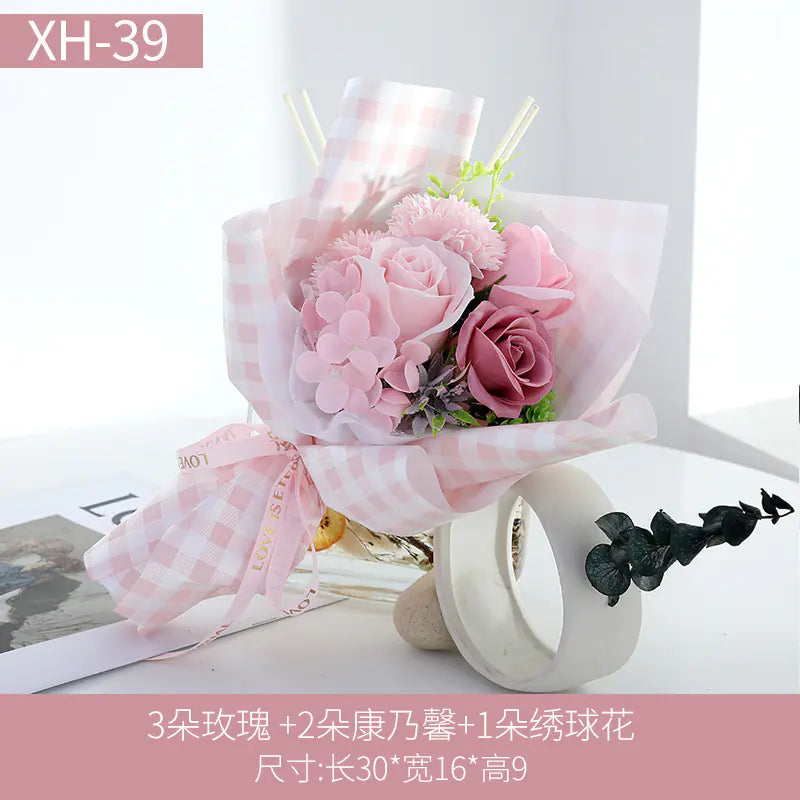 Eternal Rose Soap Flower Gift for Mother's Day and Birthdays