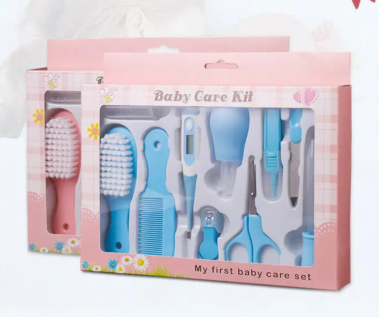 Thermometer für Mutter und Kind, Fütterung, Nasenpflege, 10-teiliges Set, Baby-Maniküre-Klemme, Nagelknipser-Set