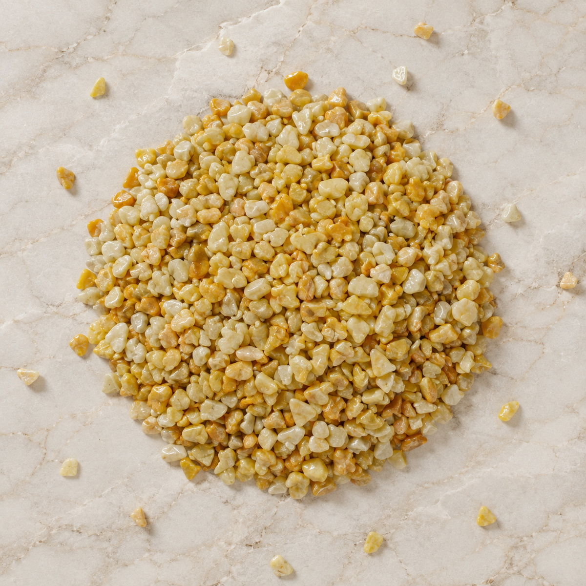 Raw Yellow Aventurine Crystal Chips.