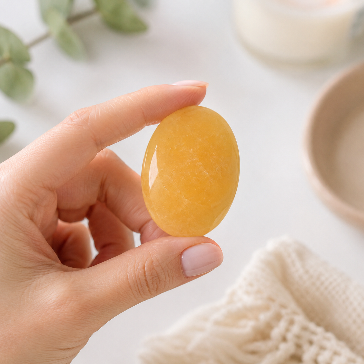 Yellow Aventurine Pocket Stones (Strength and Intuition )