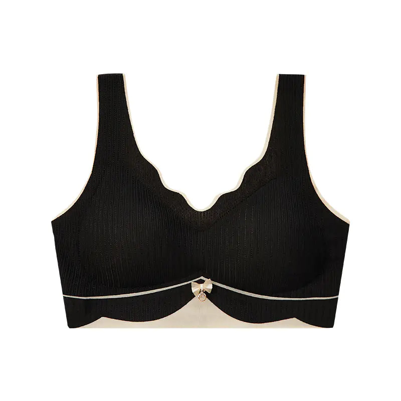 Plus Size Seamless Wireless Sports Sleep Bra for Women - Lingerie