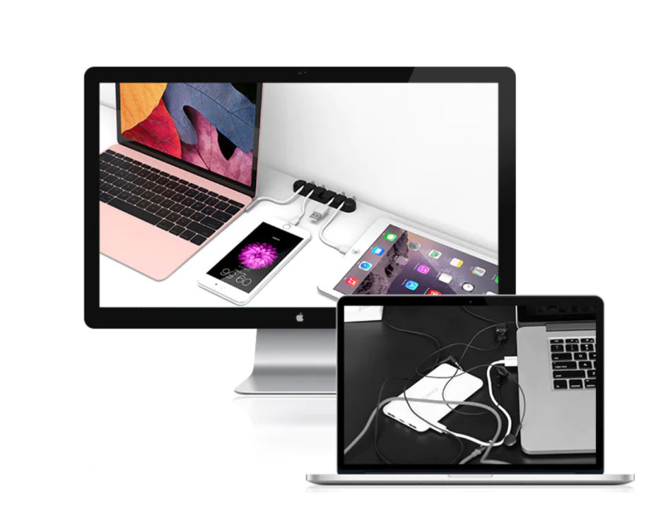 Cable Organizer Clips for Data Cords and Wires
