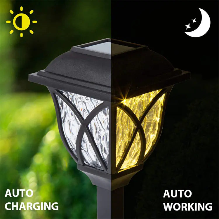 Outdoor Solar Square Lawn Lights for Pathway Decoration