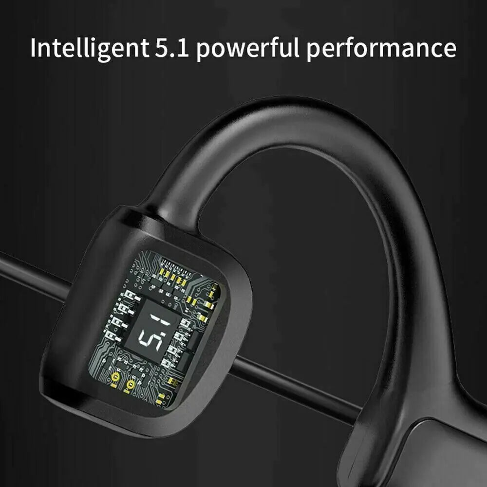 Bone Conduction Headphones Bluetooth 5.1 Wireless Outdoor Sport Headset