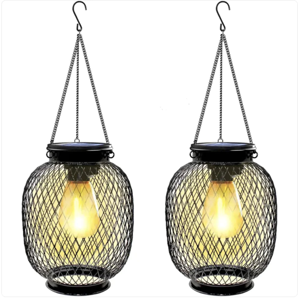Modern Solar-Powered Hanging Garden Lamp - 888