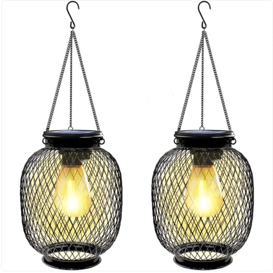 Modern Solar-Powered Hanging Garden Lamp - 888