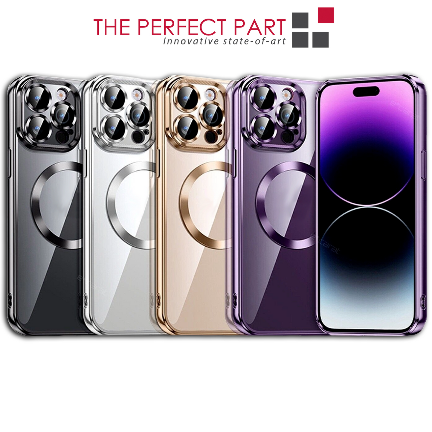For Apple iPhone 14 13 12 11 Pro Max Case Mag Safe Magnetic Camera Lens Cover - Us seller