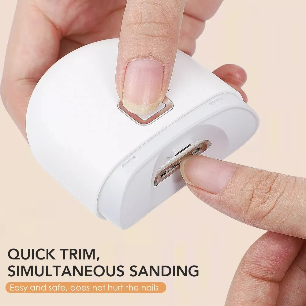 Safety Electric Nail Clipper Automatic Thick Nails Trimmer Professional Tool US seller
