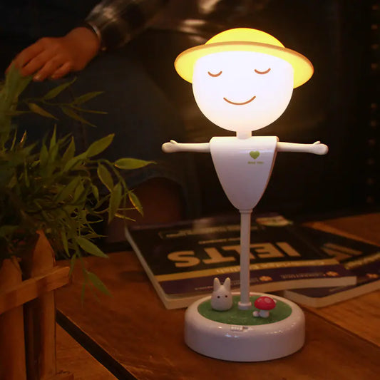 LED USB Charging Scarecrow Night Light for Home