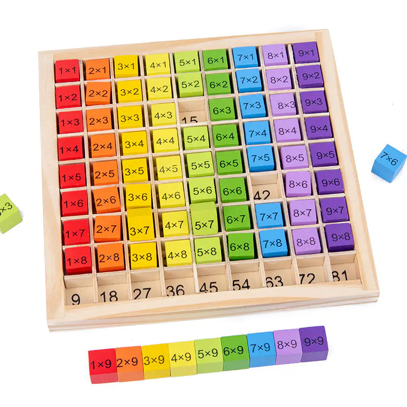 Wooden Math Blocks - 888