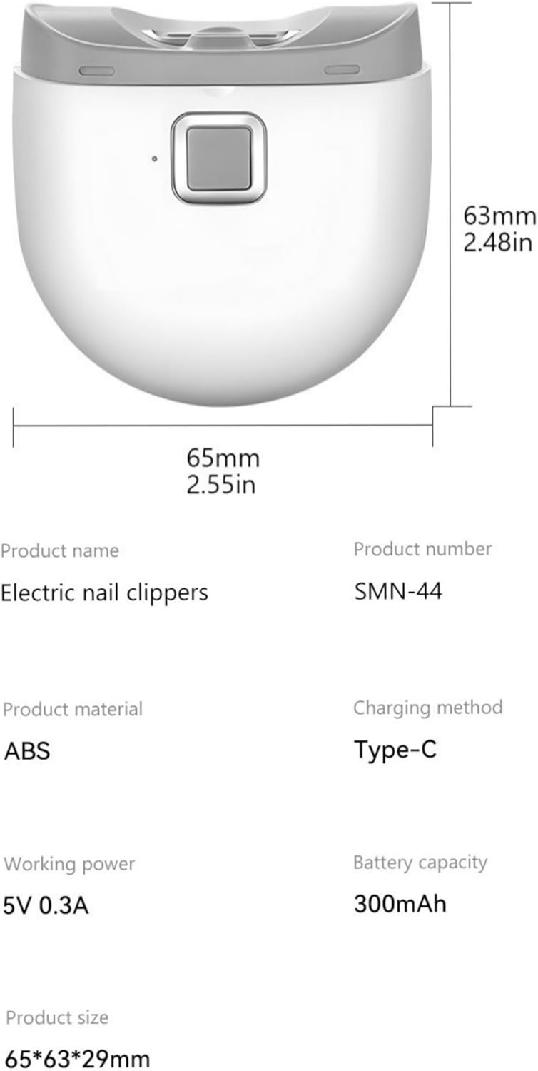 Safety Electric Nail Clipper Automatic Thick Nails Trimmer Professional Tool US seller