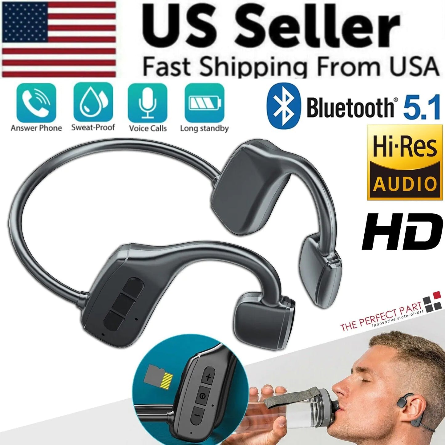 SportSync Bone Conduction Headphones 5.1