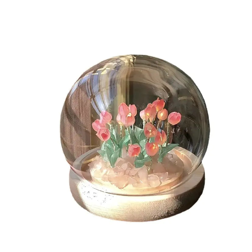 Handgemachtes Tulpen-Nachtlicht