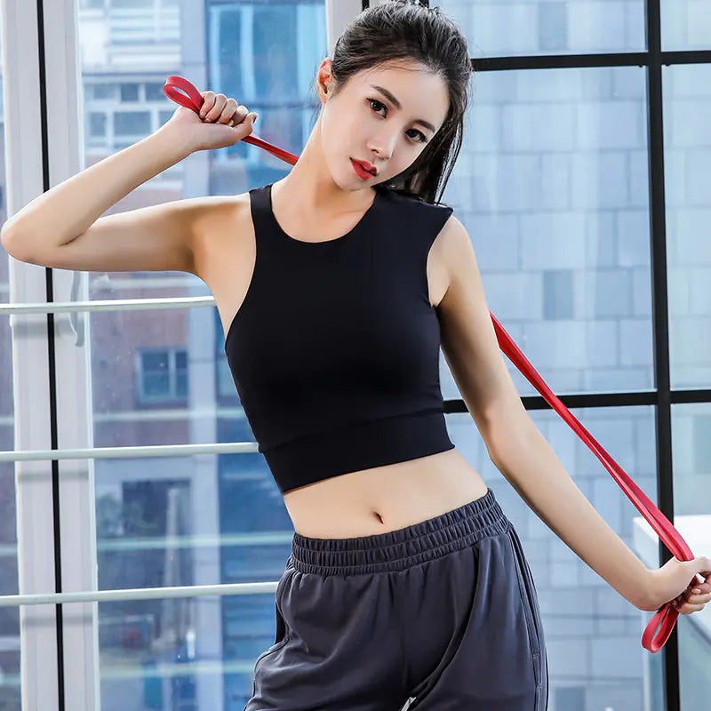 Shockproof Sports Bra with Removable Padding for Yoga - Lingerie