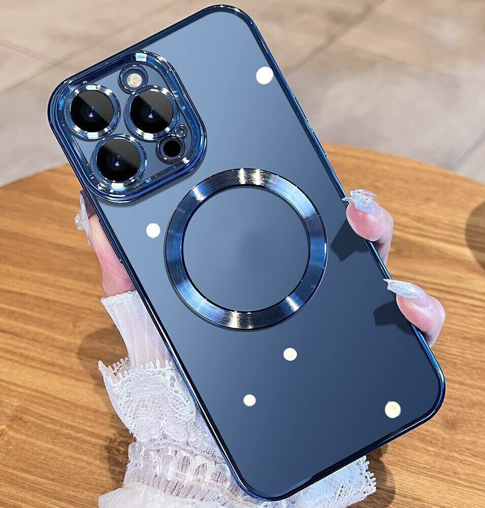 For Apple iPhone 14 13 12 11 Pro Max Case Mag Safe Magnetic Camera Lens Cover - Us seller